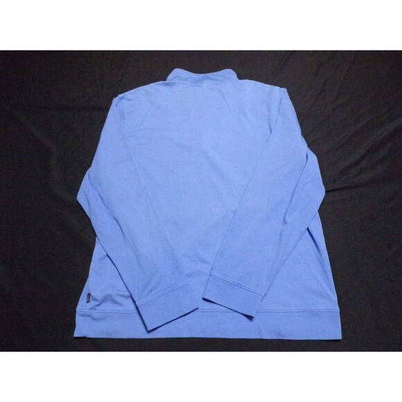 Calvin Klein Men's Blue 1/4 Zip Pullover Lightweight 100% Cotton Long Sleeve XXL - Picture 3 of 9